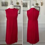 Saks 5th Avenue Vintage 60s Saks Fifth Avenue Mock Neck Sleeveless Shift Dress S M Photo 1
