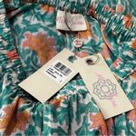 Miss June Paris Women’s Size S Blue Pink Floral Print Sequin Ruffled Byron Skirt Photo 6