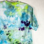 Eminem Small T Shirt Handmade Tie Dye Short Sleeve Green Blue Tee Rapper 1507 Photo 7