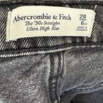 Abercrombie & Fitch  Ultra High Rise 90s Straight Jean Sz 26 Extra Short New Photo 1