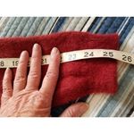 Forever 21 V-Neck Long Sleeve Fur Fuzzy Cherry Pink Sweater Top Womens Size S Photo 8