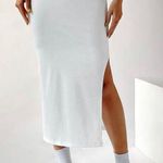 SheIn White Midi Skirt Photo 0