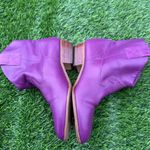 Purple Leather 098GG19 Austin Western Women’s Boots 7.5 Made in Brazil Photo 3