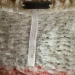 Free People Emerson Pullover Fuzzy Crop Sweater in Champagne Dream Size Large Photo 8