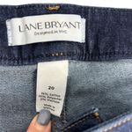 Lane Bryant Women's Size 20 Blue Denim Shorts Cuffed Hem Casual Photo 1