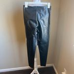 Joie  faux black leather high rise leggings | small Photo 3