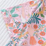 Allover Floral Pajama Set Pink Size M Photo 4