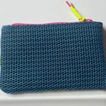 Ipsy Blue Mesh Pouch with Neon Accents Photo 2