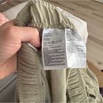 H&M  baggy cargo pants wide leg drawstring elastic khaki olive beige high rise Photo 6