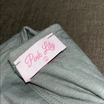 Pink Lily Green Asymmetrical Wrap Halter Mini Dress Photo 1