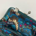 Brighton Roselie shine teal patent leather large crossbody bag purse Photo 5