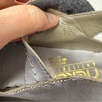 Reiker Grey Leather Artsy Mary Jane Heels Womens 9.5 Lagenlook Casual Funky Gray Photo 3