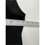 Free People  Black Vest Sleeveless Blazer Tuxedo Shawl Lapel Back Detail L Photo 6