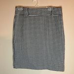 Covington  12 Houndstooth Black and White Midi Pencil Skirt Photo 0