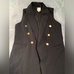 Joie  longline black blazer vest small Photo 1