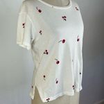 LNA  Cherry Scoop Neck Graphic Tee Photo 1