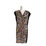Peter Nygard Dress Cheetah Animal Print Jersey Stretch Dress Size MP NEW Photo 11