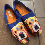 Bob’s by Skechers Blue Golden Retriever Shoes size 8.5W Memory Foam Photo 0