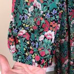 Floreat Women’s Boho Floral Print Embroidered Tassels Front Long Sleeve Dress Size M Photo 3