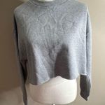 Socialite NWT gray crop sweatshirt medium Photo 0