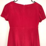 VTG Gillian Women’s Silk Red Faux Wrap Short Sleeve A Photo 4