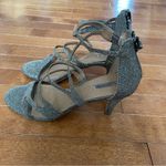 Tahari  silver glittery heels, size 8! Photo 2