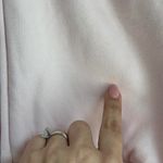 SKIMS Cotton Fleece Shrunken Zip Up Hoodie in Barely Pink, Size Medium Photo 7