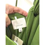 Cinq A Sept Kaily Open Back Draped Mini Halter Blouson Dress Green Womens Size 8 Photo 4