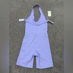 Aritzia NWT Wilfred Free Look Halter Neck Romper in Lavandin Photo 3