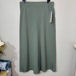 Lululemon Stretch Woven Wide Leg High Rise Crop Grey Eucalyptus Size XL NWT Photo 3