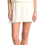 Haute Hippie Dress Women Medium Ivory Swan White Mirage Strappy Back Micro Mini Photo 0