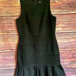 Ann Taylor Petite Black Ruffle Bottom Dress. Size 10P Photo 0