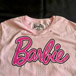 Barbie Adult Size Medium Pink Short Sleeve Crew Neck Graphic T Photo 2