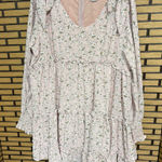 Arula Pale Pink‎ Floral Tiered Dress Size X Photo 0