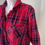 Victoria's Secret Victoria’s Secret Dreamer Red Plaid Sleep Shirt L Photo 2