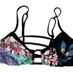 O'Neill  Floral Strappy Padded Bralette Bikini Top, NWOT, XS/S Photo 0
