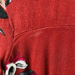 Free People  Button Neck Electric Orchid Tree Swing Tunic Dress Red Sz Sm… Photo 7