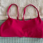 Lululemon NWT  athletica Wunder Train Strappy Racer Bra in Passionate, sz 12, A/B Photo 0