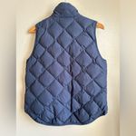 J.Crew  navy blue down vest size medium Photo 3