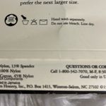 Hanes Vintage Absolutely Ultra Sheer Control Top Glimmer Pantyhose Size B Silver Photo 12