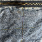 Gloria Vanderbilt Vtg  denim full zip reversible vest hoodie women's sz Small 90s Photo 9