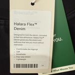 Halara  Flex™ Denim High Waisted Crossover Casual Flare Jeans Lg Petite NWT Photo 2