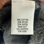 Croft & Barrow  Cowl Neck Long Sleeve Buckle Sweater Women’s Small Grey Photo 5