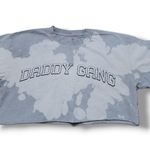 Barstool Sports Top Size Small Crop Top "Daddy Gang" Graphic Tee Graphic Print T-Shirt Women's Photo 0