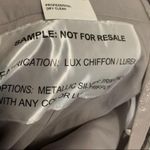 After Six NEW The Dessy 6729 Lux Chiffon Bridesmaid Formal Gown Dress Grey 10 Photo 6