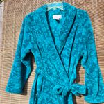 Karen Neuburger robe S Turquoise Blue Photo 1