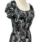 Style & Co  Maxi Dress Womens S Black Paisley Tiered Boho Whimsygoth Dark Fairy Photo 1