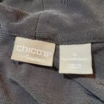 Chico's Travelers 20/22 4 Plate Sleeve Cardigan Gray Shadow Cross Slinky Photo 6
