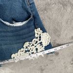 Almost Famous  Floral Jean Shorts Juniors' 11 Denim Lace Trim Distressed Boho Y2K Photo 5