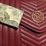 Badgley Mischka V Quilting Center Quilted Vegan Leather w/ Gold Chain Crossbody Photo 9